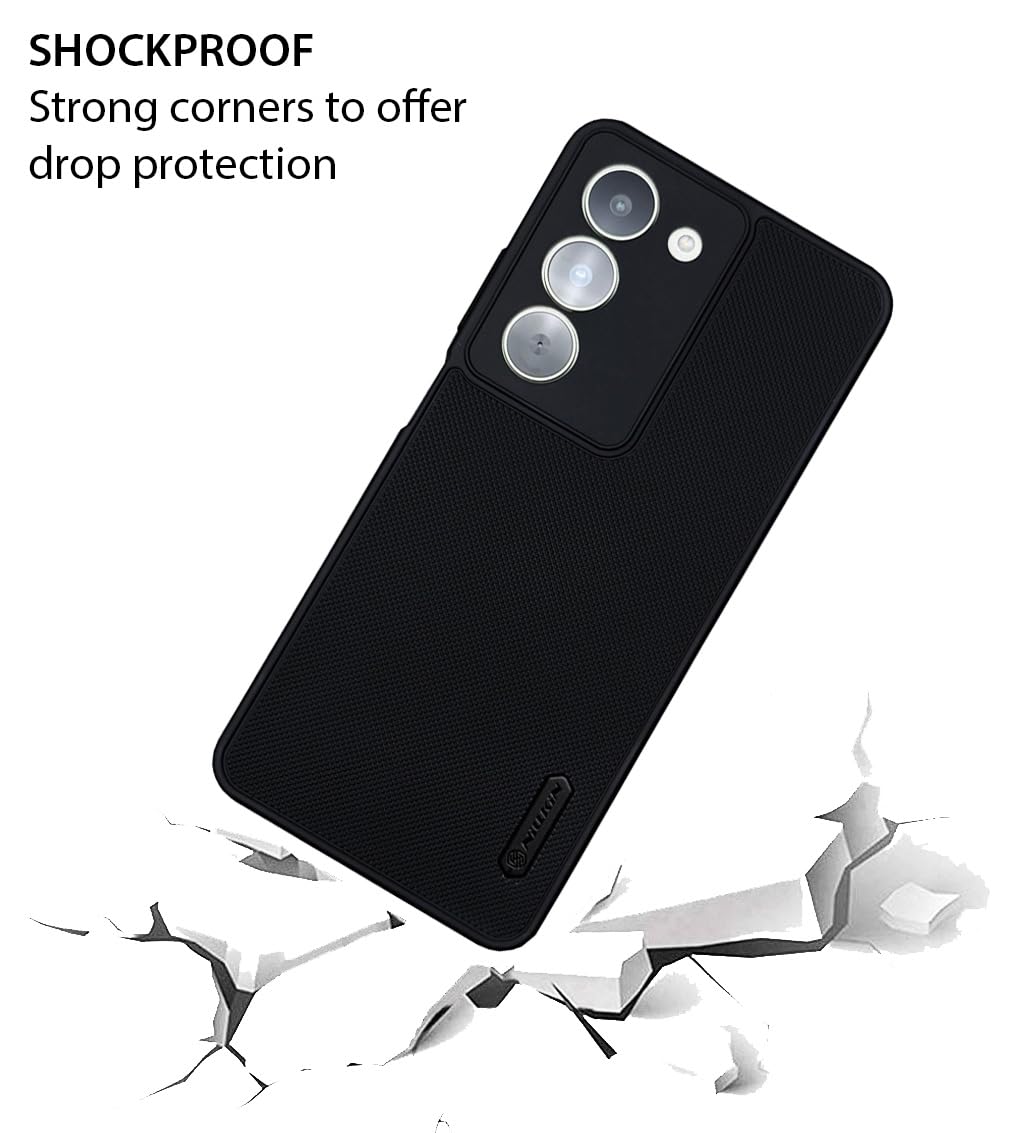 NIUKIN Super Frosted Dotted Case for Realme 14x