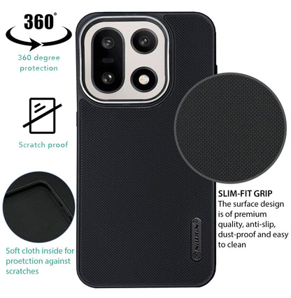 NIUKIN Super Frosted Dotted Case with Camera Ring for Oneplus 15