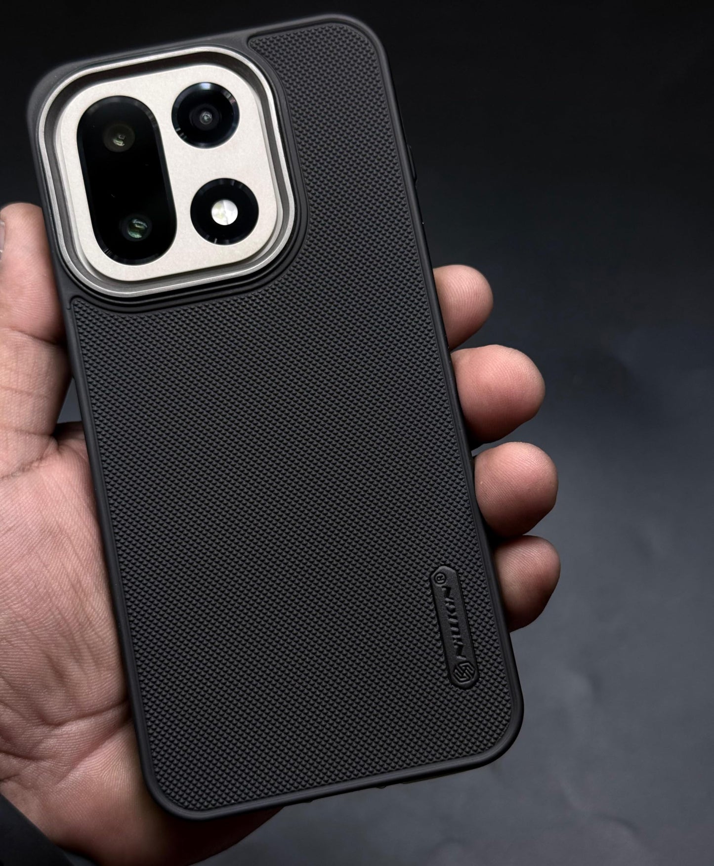 NIUKIN Super Frosted Dotted Case with Camera Ring for Oneplus 15