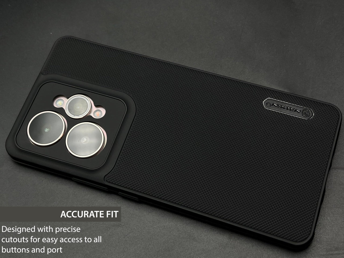 NIUKIN Super Frosted Dotted Case for Realme 15