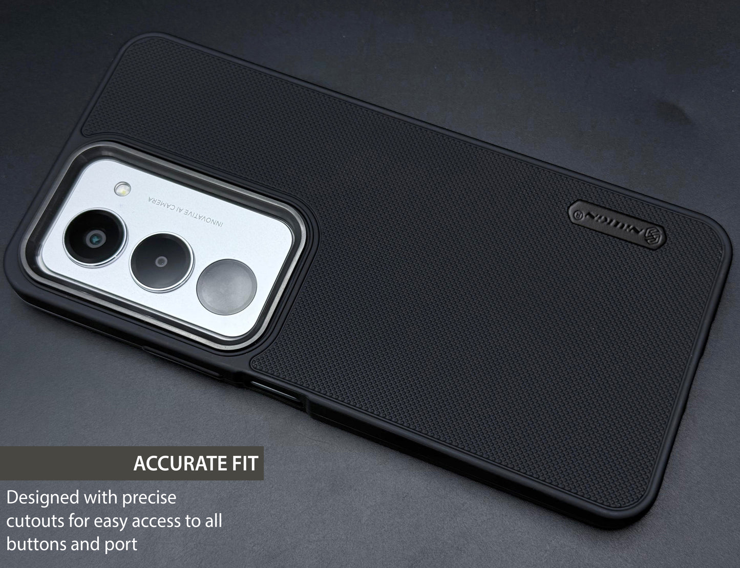 NIUKIN Super Frosted Dotted Case with Camera Ring for Xiaomi Mi 15 5G