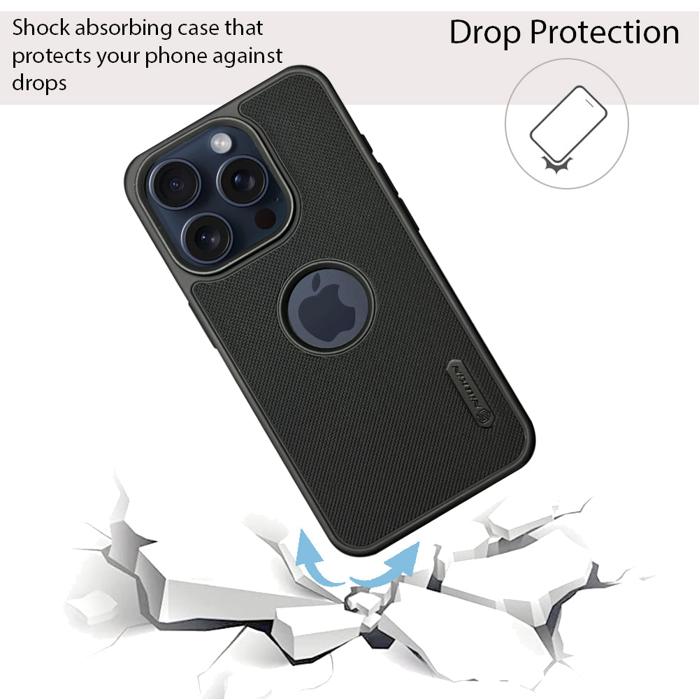 NIUKIN Super Frosted Dotted Case for iPhone 15 Pro