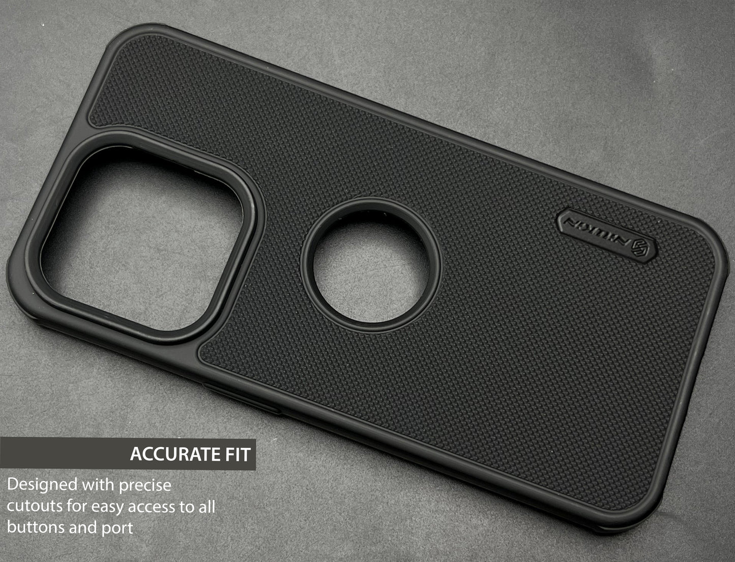 NIUKIN Super Frosted Dotted Case for iPhone 15 Pro