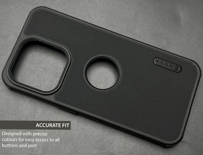 NIUKIN Super Frosted Dotted Case for iPhone 15 Pro