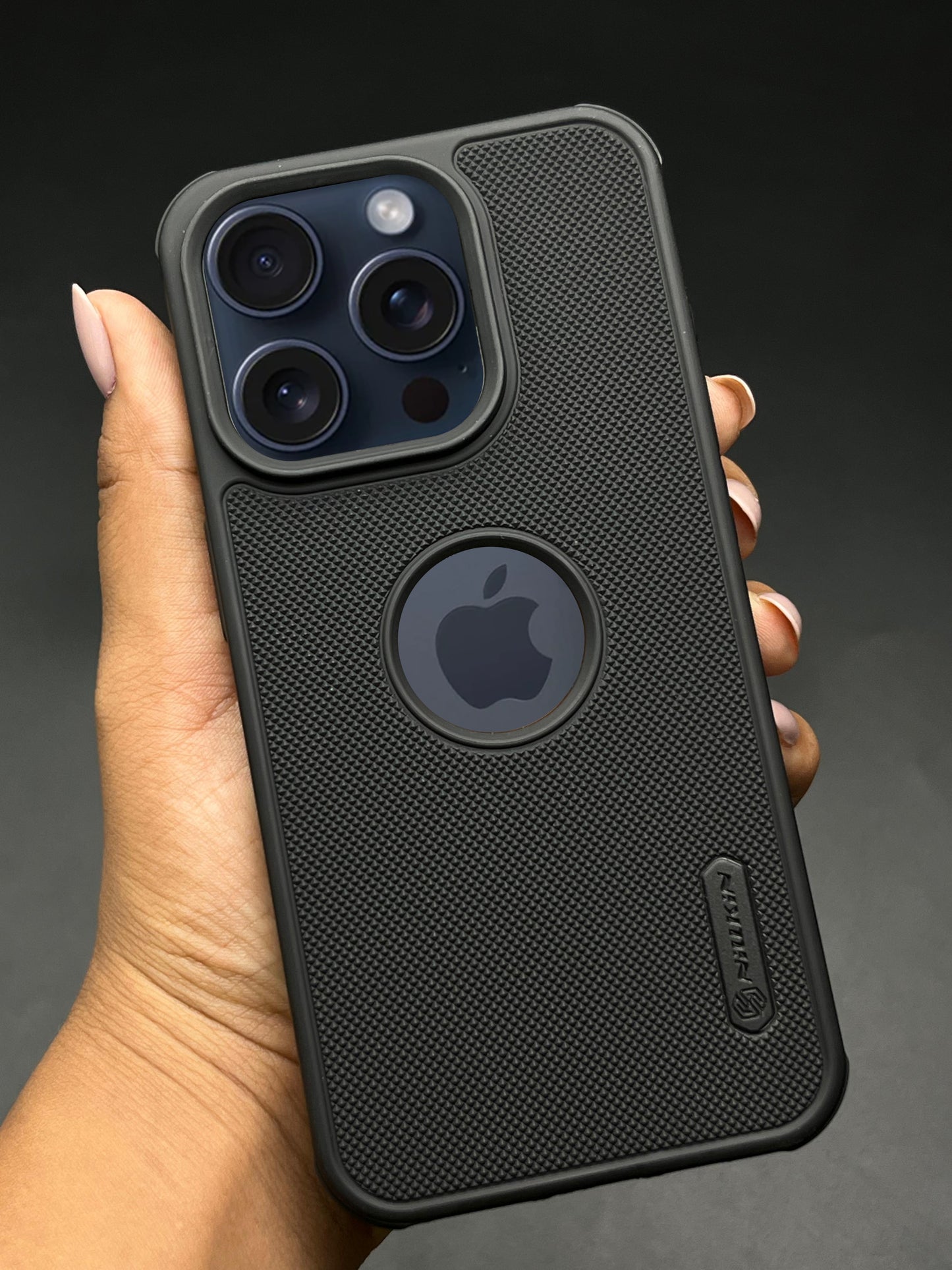 NIUKIN Super Frosted Dotted Case for iPhone 15 Pro