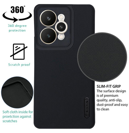 NIUKIN Super Frosted Dotted Case for Realme 15 Pro