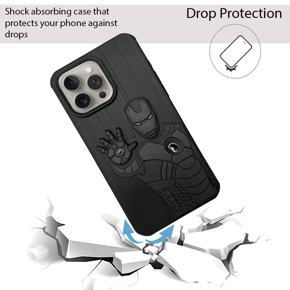 IR Superhero Action Case for iPhone 15 Pro Max