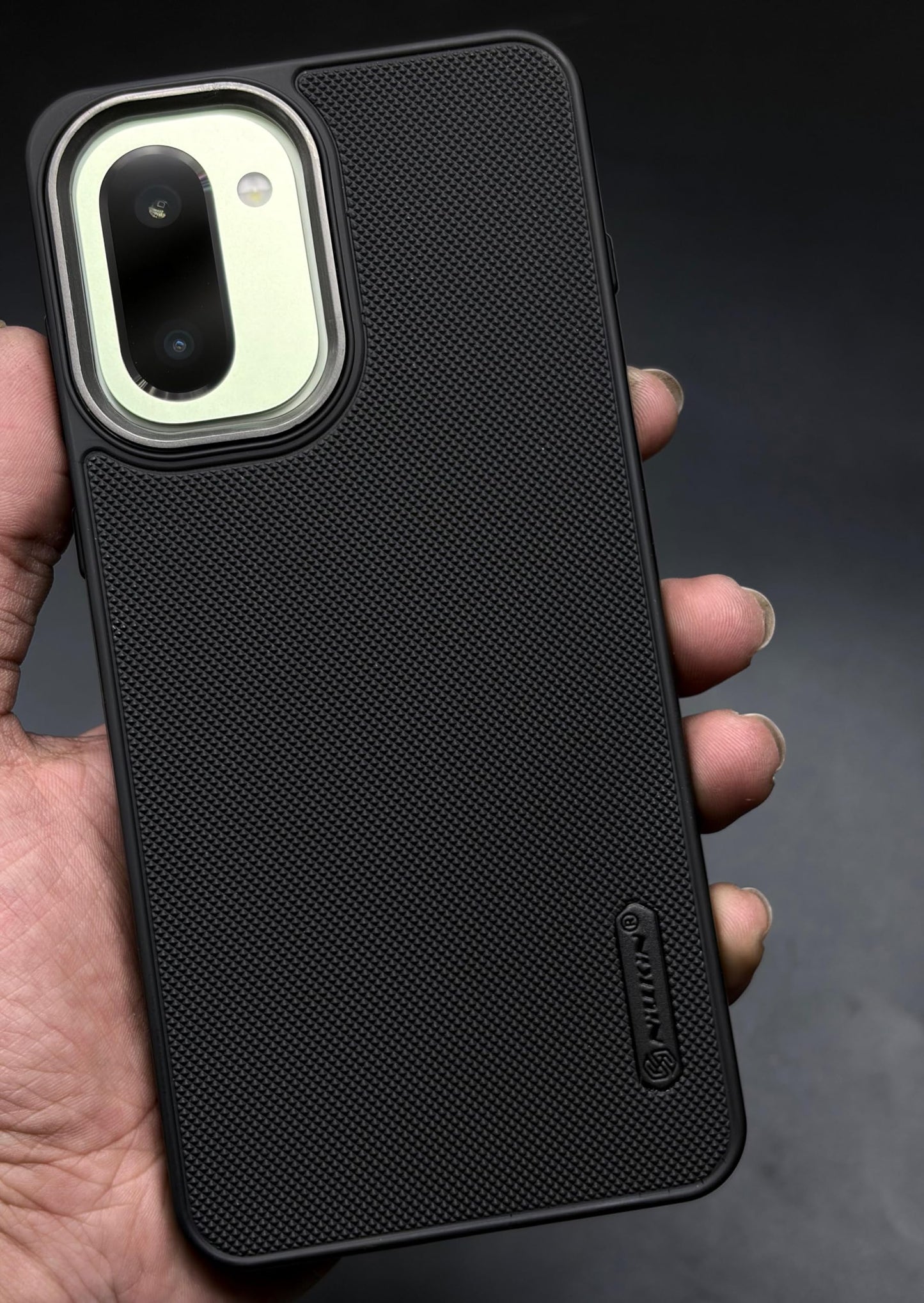 NIUKIN Super Frosted Dotted Case with Camera Ring for Oneplus 15R