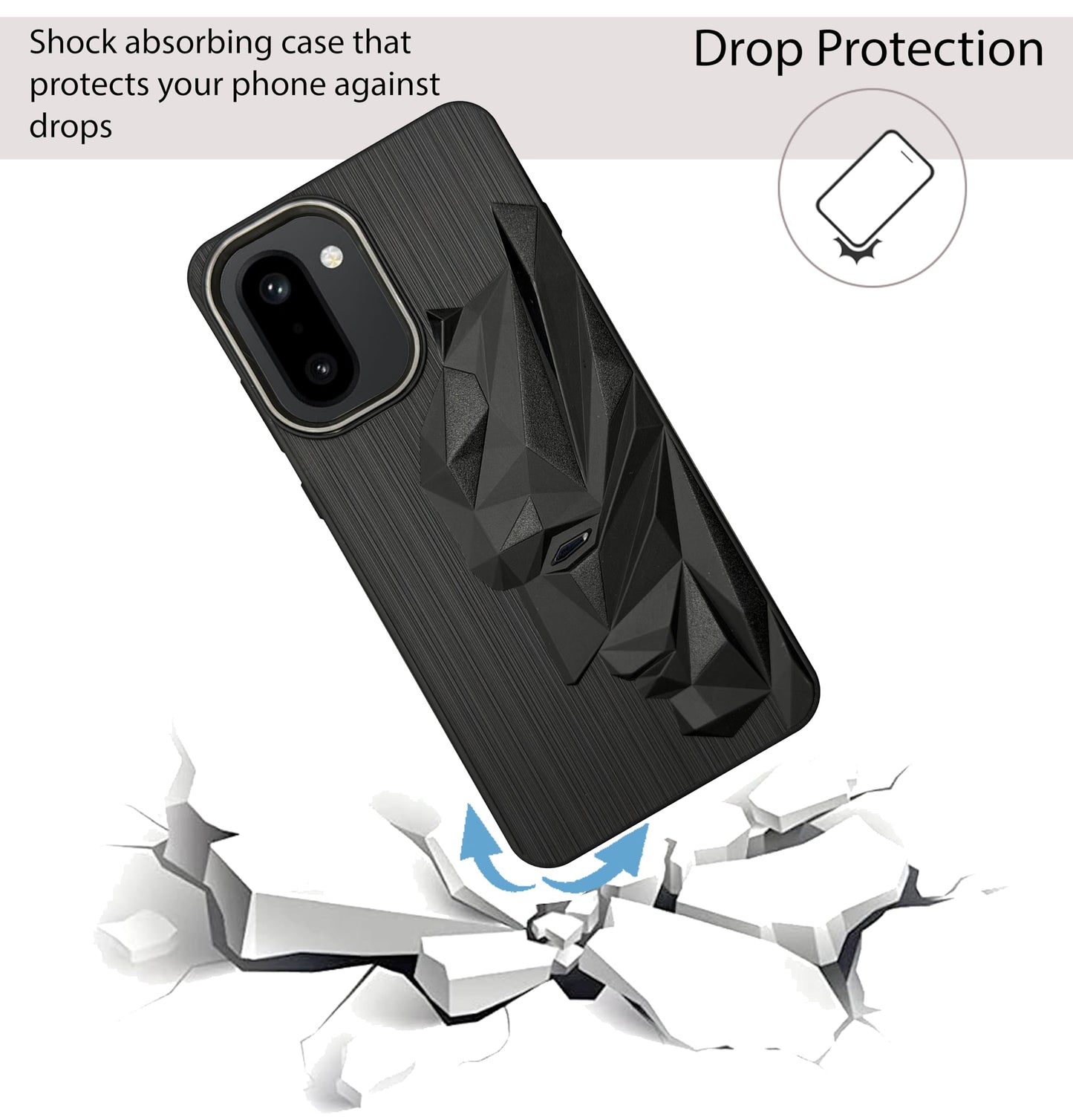 Bt Superhero Case with Camera Ring for Oneplus 15R