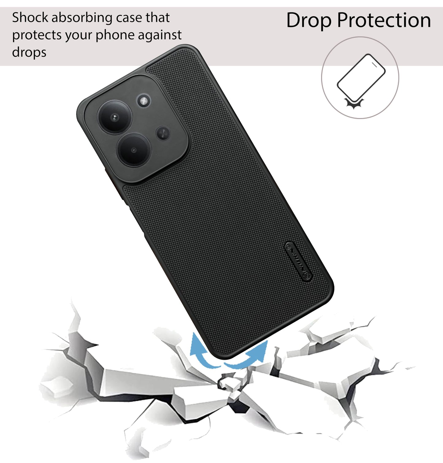 NIUKIN Super Frosted Dotted Case for Xiaomi Mi 15C