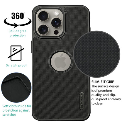 NIUKIN Super Frosted Dotted Case for iPhone 15 Pro Max