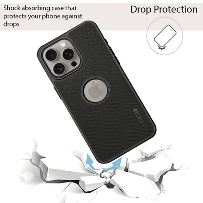 NIUKIN Super Frosted Dotted Case for iPhone 15 Pro Max