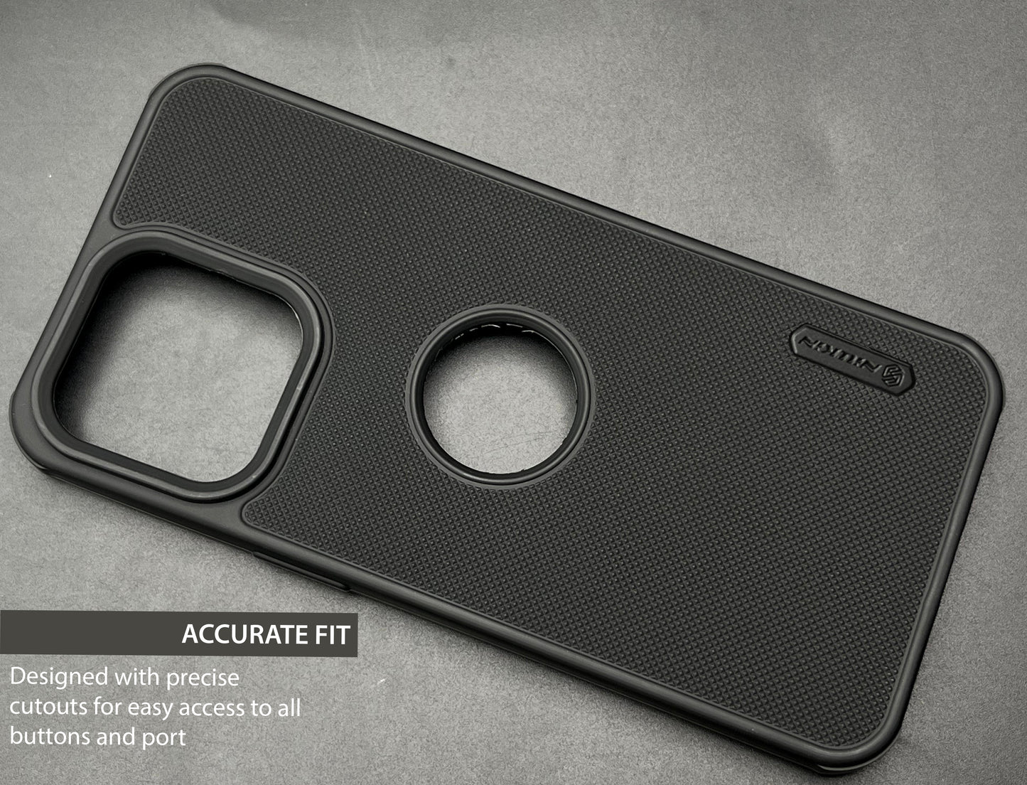 NIUKIN Super Frosted Dotted Case for iPhone 15 Pro Max