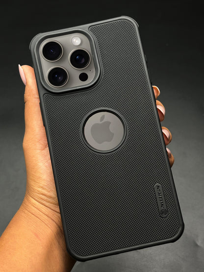 NIUKIN Super Frosted Dotted Case for iPhone 15 Pro Max