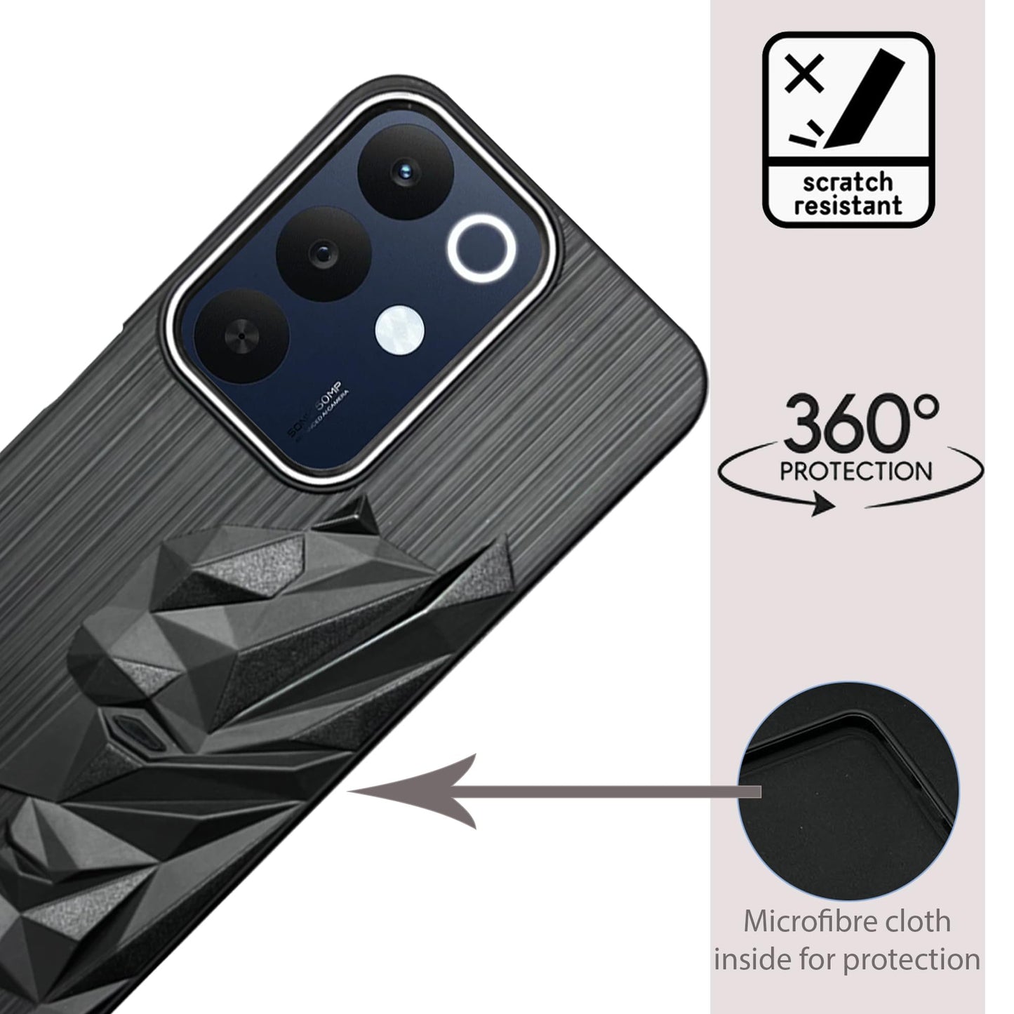 Bt Superhero Case with Camera Ring for Realme 15x