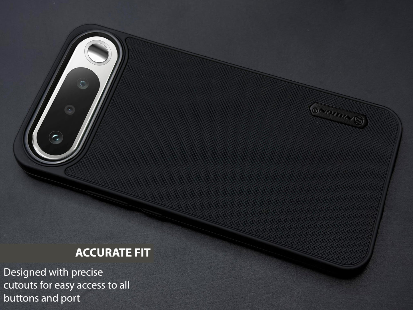 NIUKIN Super Frosted Dotted Case with Camera Ring for Realme 16