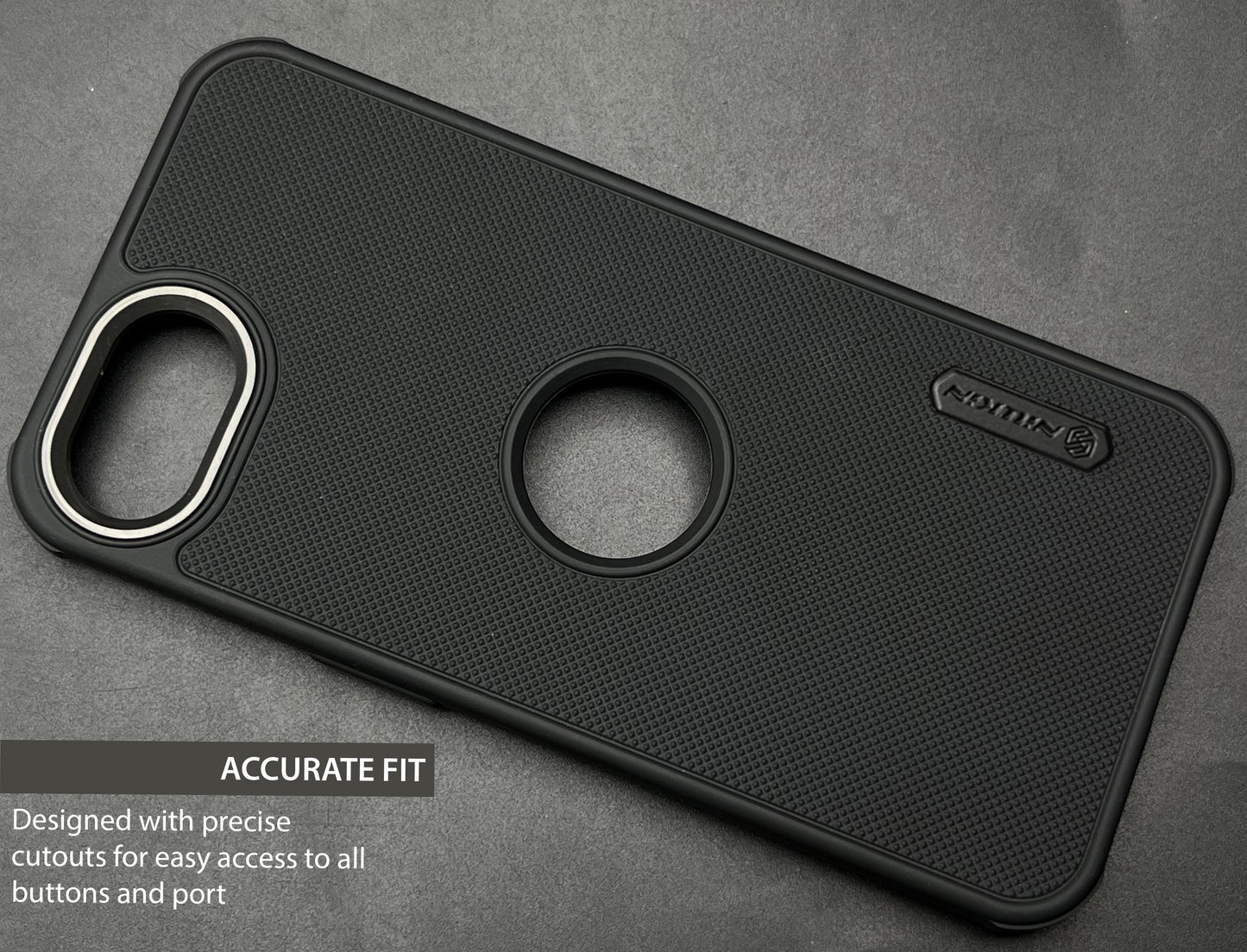 NIUKIN Super Frosted Dotted Case with Camera Ring for iPhone 16e
