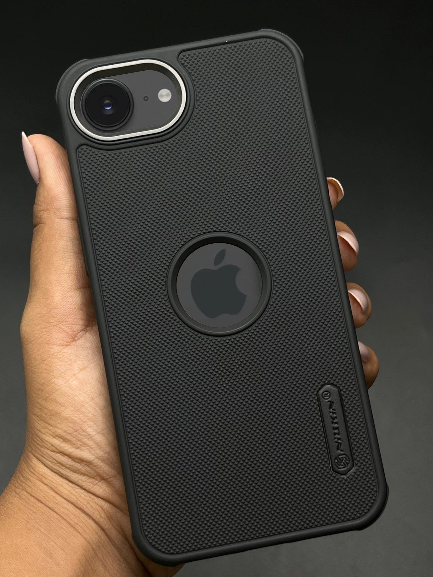 NIUKIN Super Frosted Dotted Case with Camera Ring for iPhone 16e