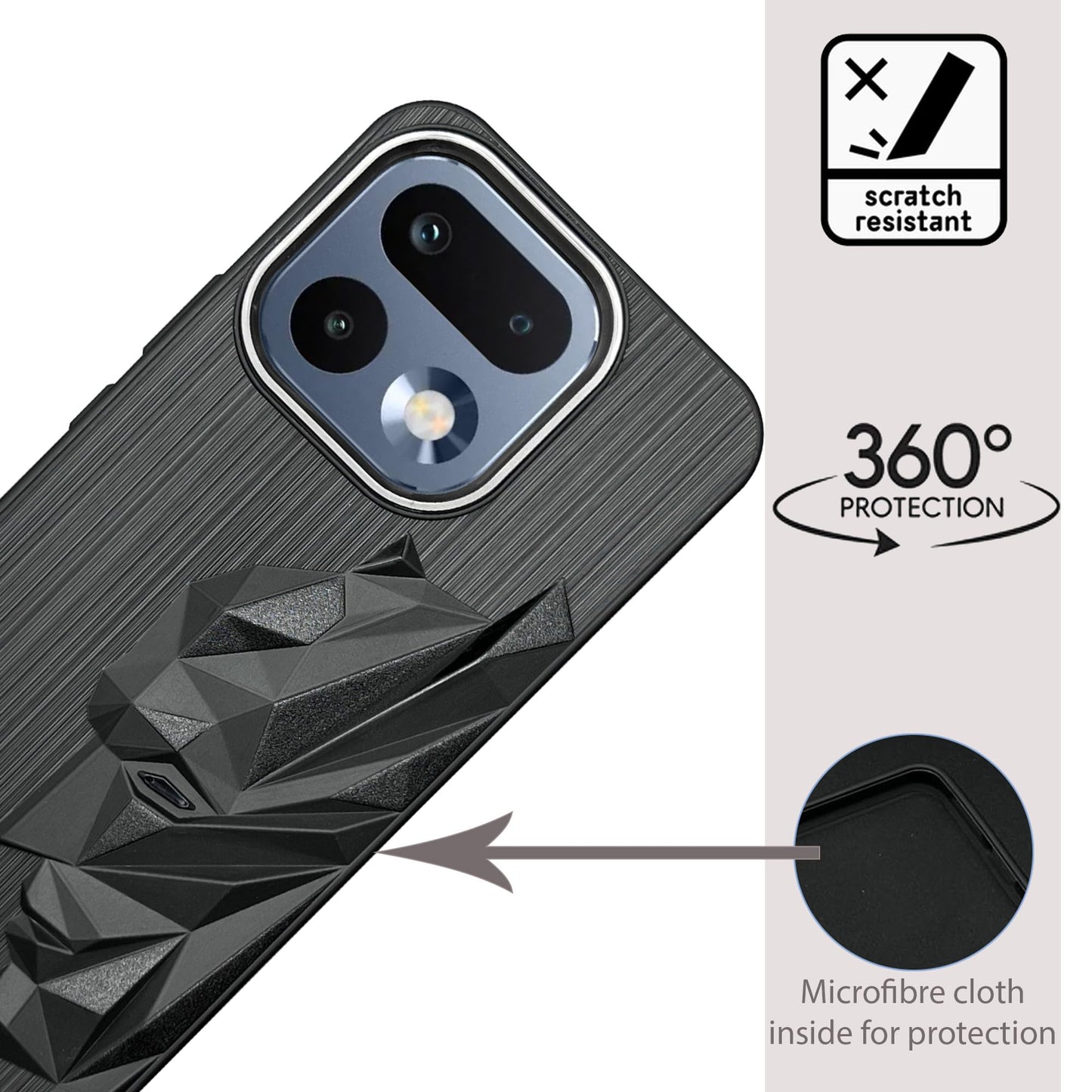 Bt Superhero Case with Camera Ring for Realme 16 Pro