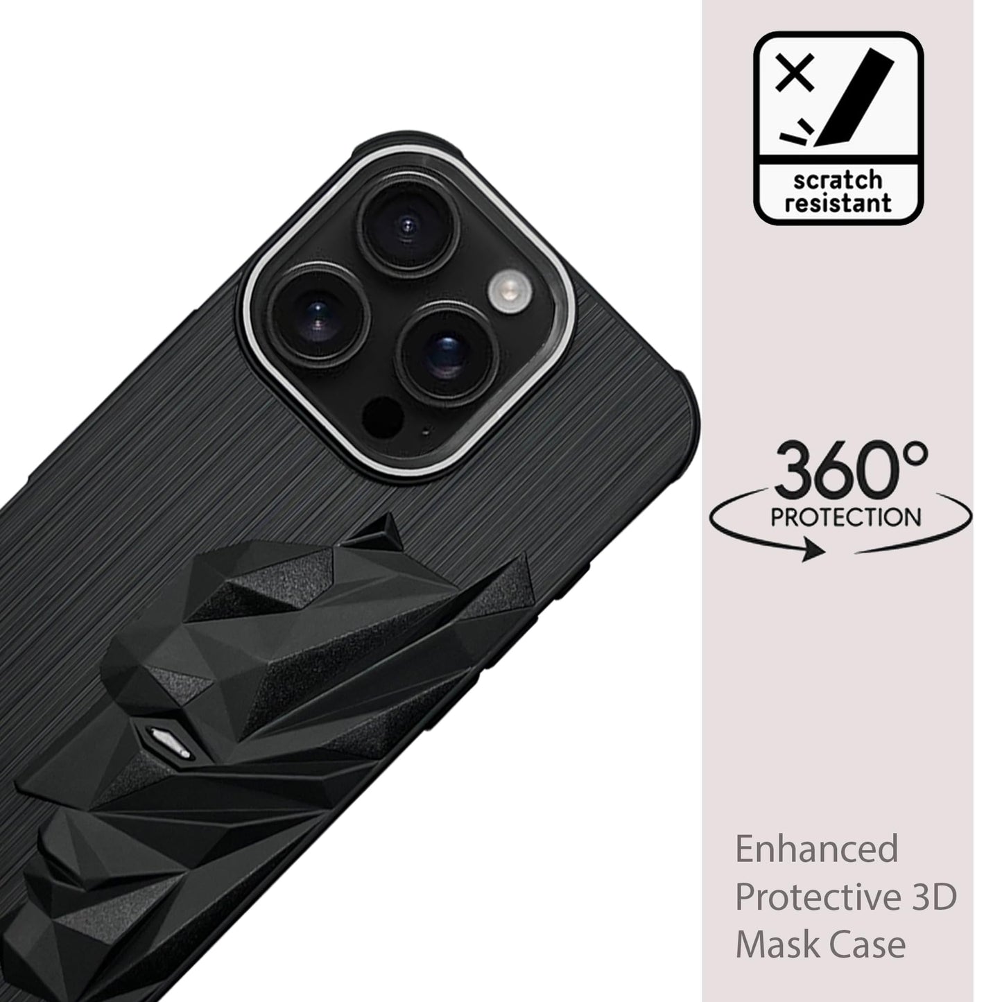 Bt Superhero Case with Camera Ring for iPhone 16 Pro Max