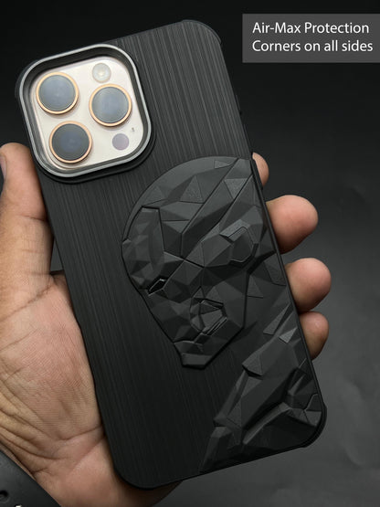 IR Superhero Side Face Prism Case with Metallic Camera Ring for iPhone 16 Pro Max