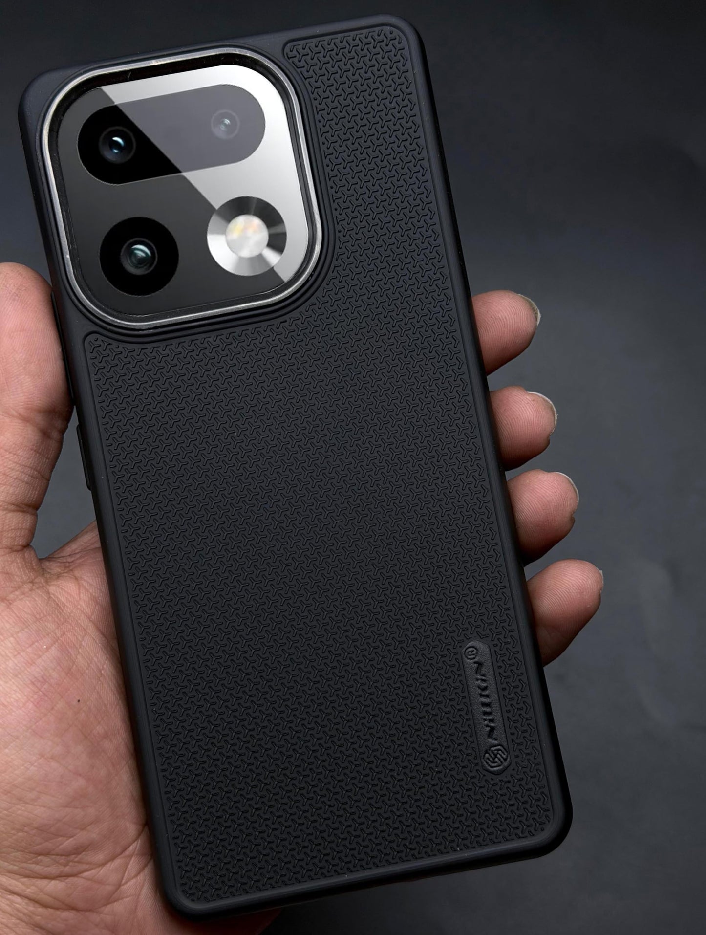 Niukin Grip Guard Back Case with Camera Ring for Realme 16 Pro Plus