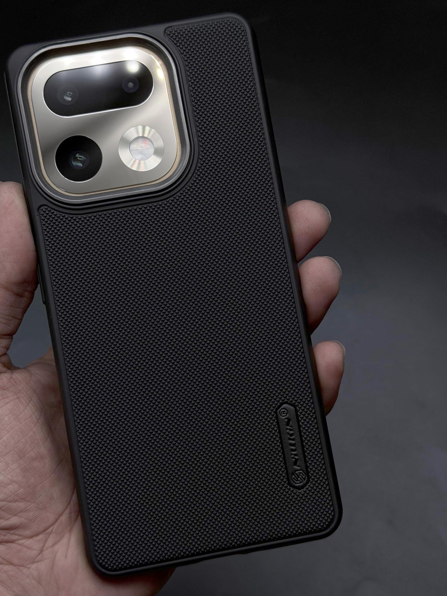 NIUKIN Super Frosted Dotted Case with Camera Ring for Realme 16 Pro Plus