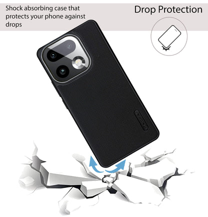 NIUKIN Super Frosted Dotted Case with Camera Ring for Realme 16 Pro Plus