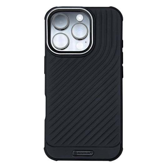 Ripple Wave Case with Metallic Camera Ring for iPhone 16 Pro