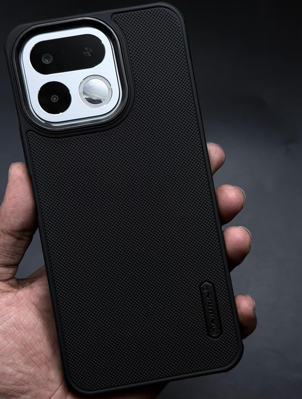 NIUKIN Super Frosted Dotted Case with Camera Ring for Realme 16T