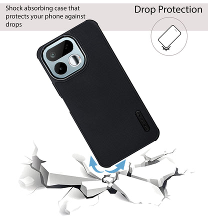 NIUKIN Super Frosted Dotted Case with Camera Ring for Realme 16T
