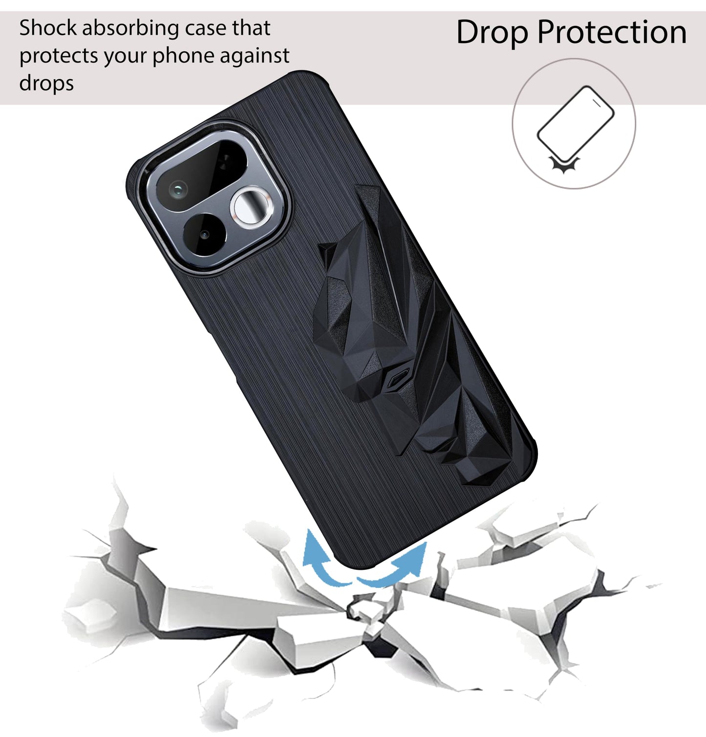 Bt Superhero Case with Camera Ring for Realme 16T