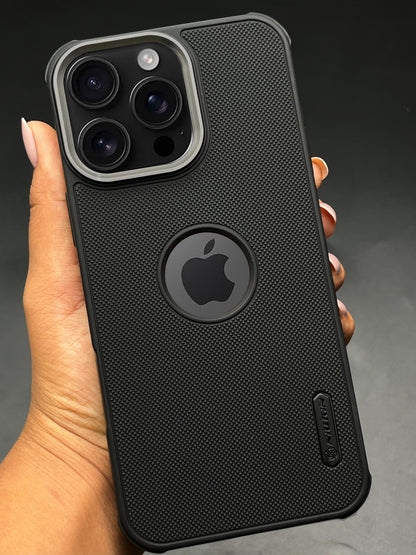 NIUKIN Super Frosted Dotted Case with Camera Ring for iPhone 16 Pro Max