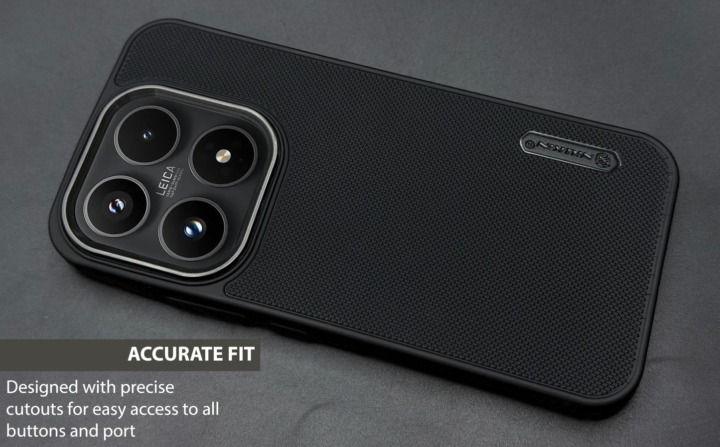 NIUKIN Super Frosted Dotted Case with Camera Ring for Xiaomi 17