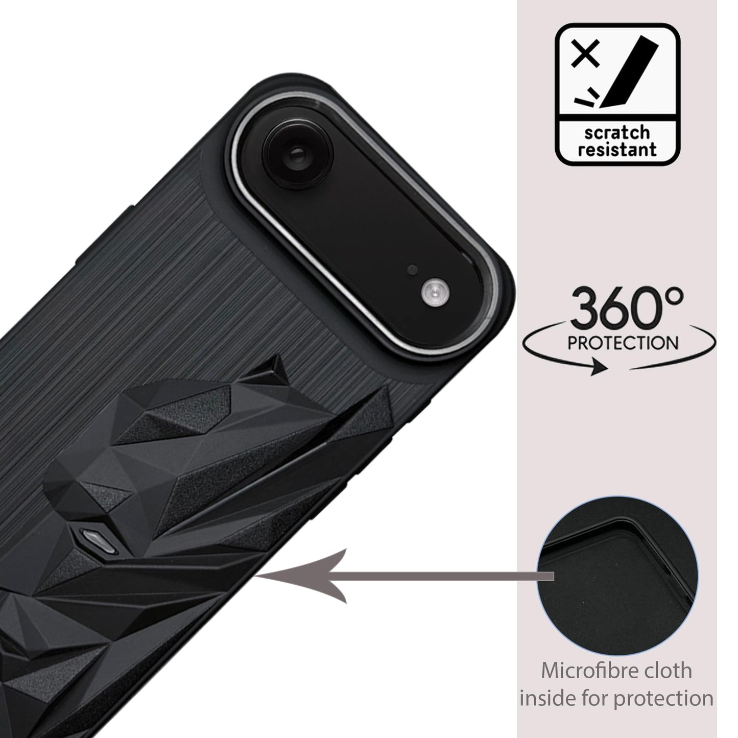 Bt Superhero Case with Camera Ring for iPhone 17 Air/ iPhone AIr