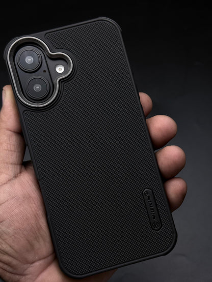 NIUKIN Super Frosted Dotted Case with Camera Ring for iPhone 17