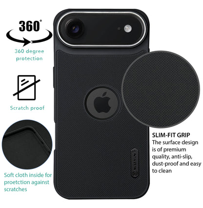 NIUKIN Super Frosted Dotted Case with Camera Ring for iPhone Air / 17 Air