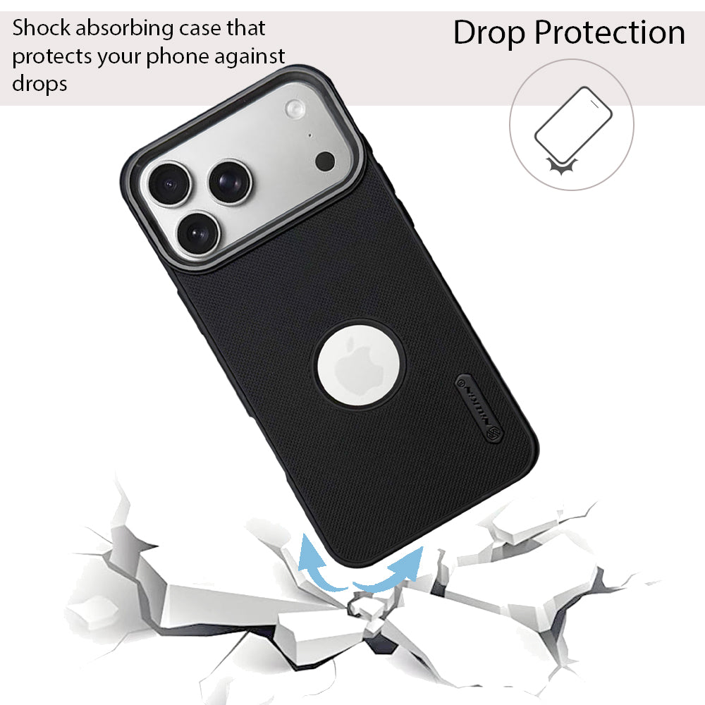 NIUKIN Super Frosted Dotted Case with Camera Ring for iPhone 17 Pro