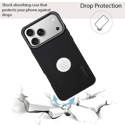 NIUKIN Super Frosted Dotted Case with Camera Ring for iPhone 17 Pro
