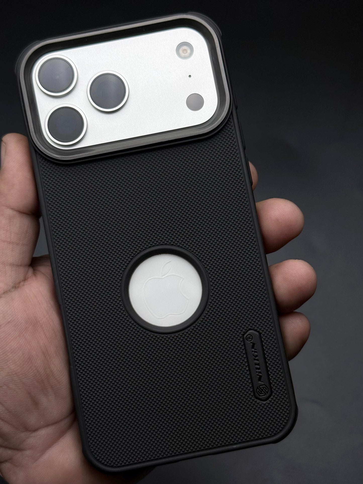 NIUKIN Super Frosted Dotted Case with Camera Ring for iPhone 17 Pro