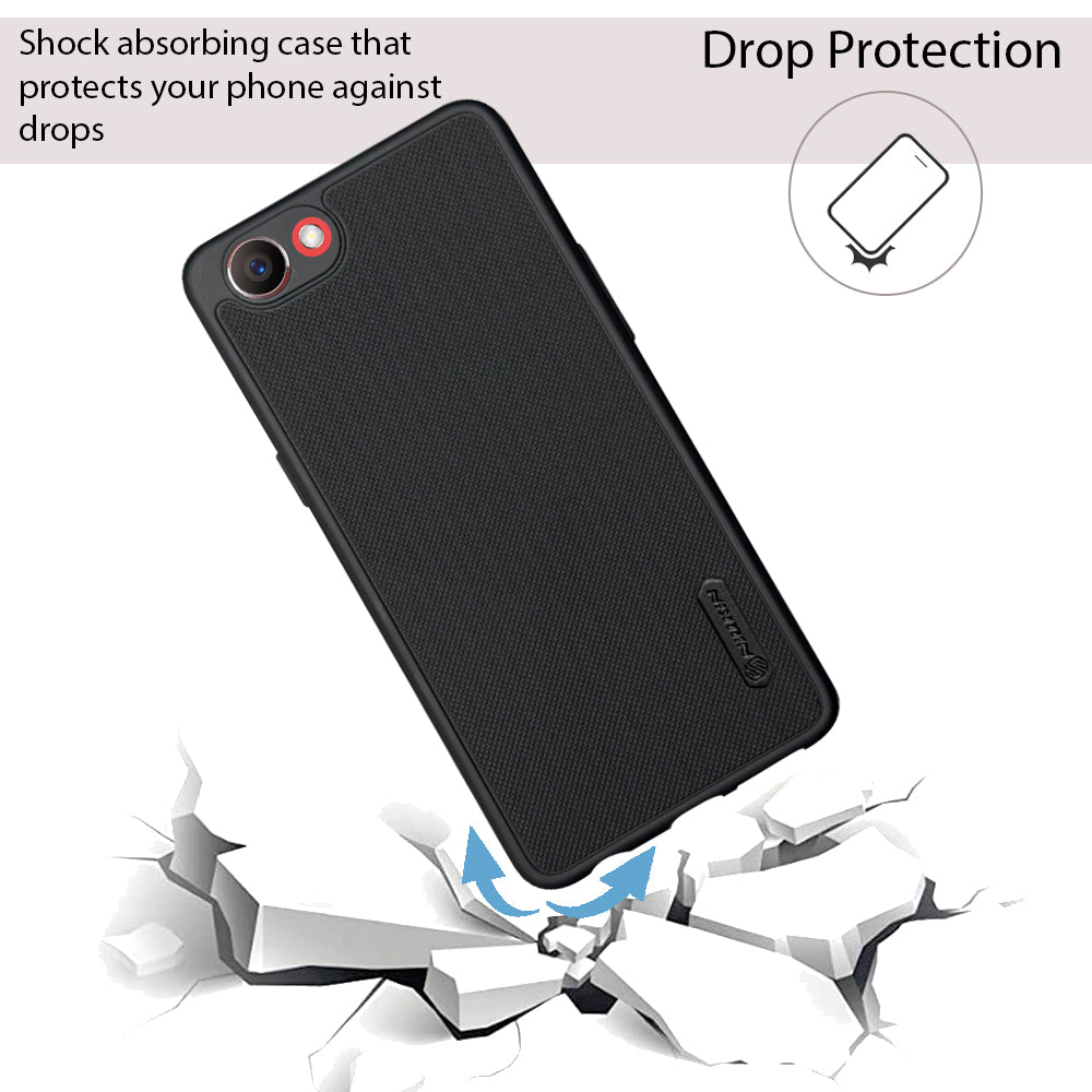 NIUKIN Super Frosted Dotted Case for Realme 1