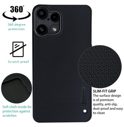 Niukin Grip Guard Back Case with Camera Ring for Nothing Phone 3a Lite