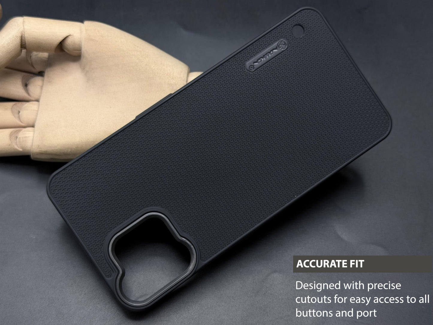 Niukin Grip Guard Back Case with Camera Ring for Nothing Phone 3a Lite