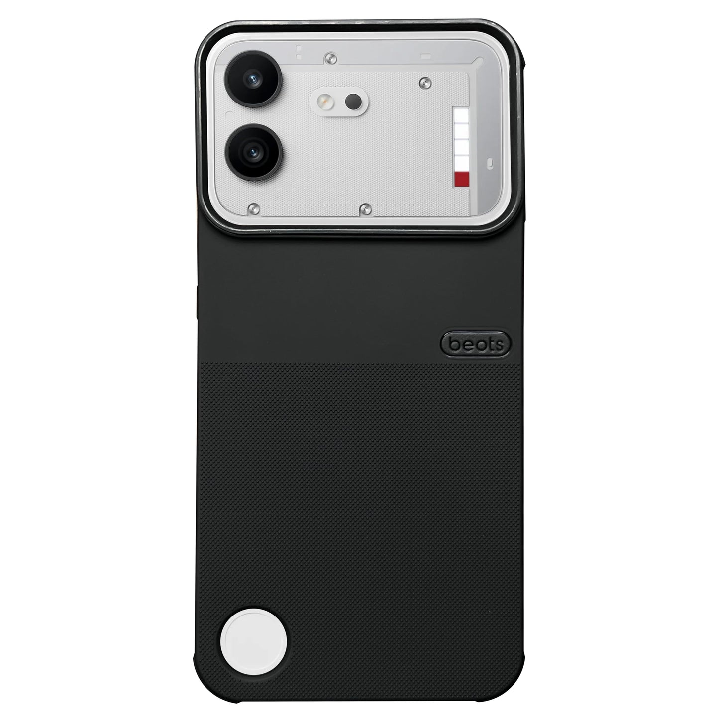 BEOTS Rugged back case with Camera Ring for Nothing Phone 4(b)