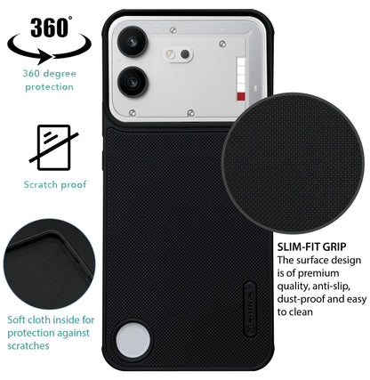NIUKIN Super Frosted Dotted Case for Nothing Phone 4(b)