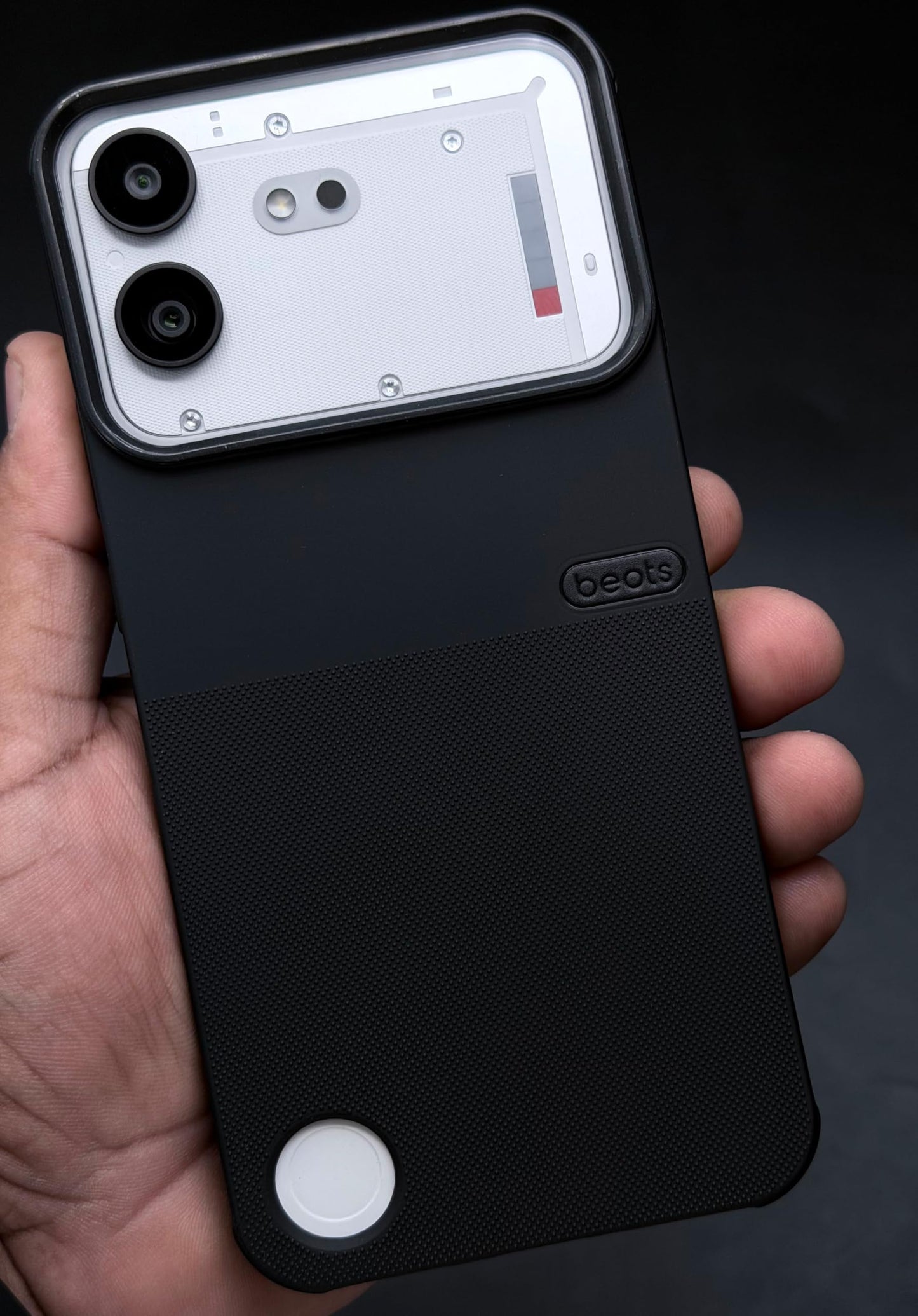 BEOTS Rugged back case with Camera Ring for Nothing Phone 4(b)