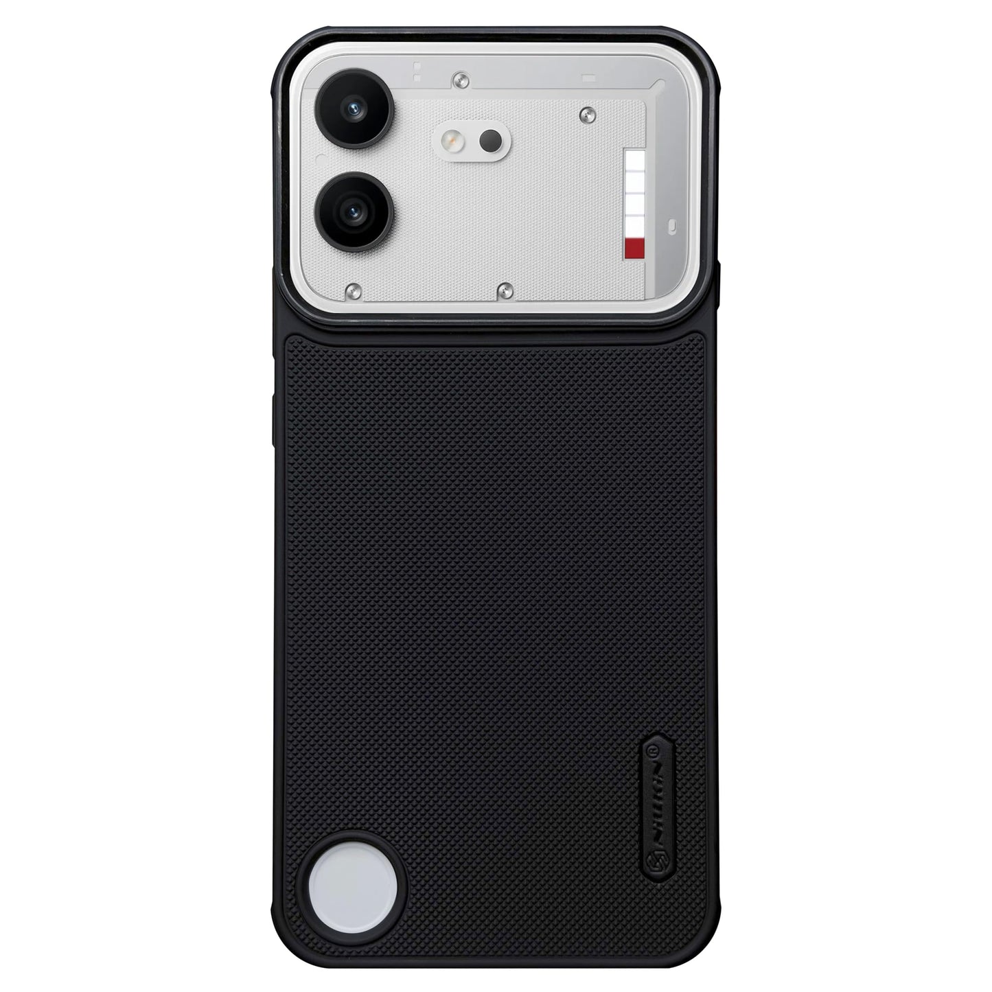 NIUKIN Super Frosted Dotted Case with Camera Ring for Nothing Phone 4(b)