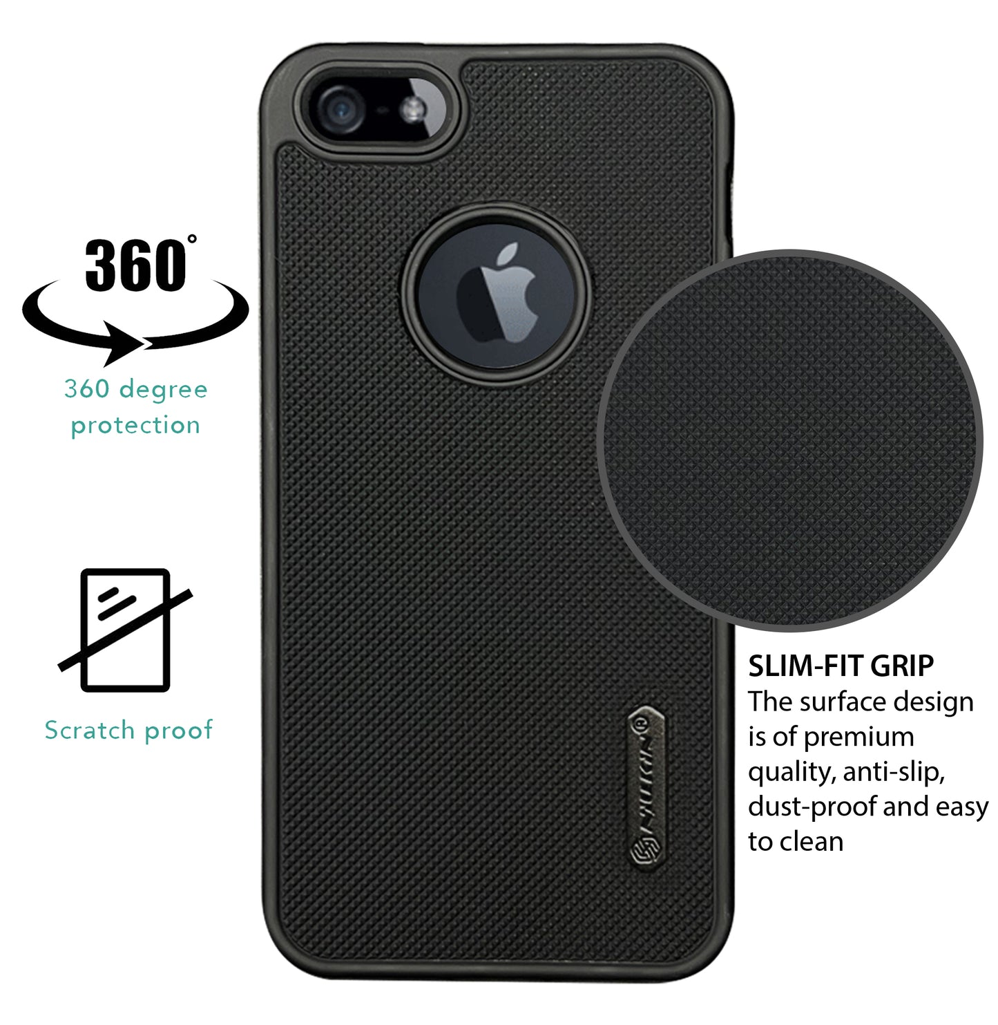 NIUKIN Super Frosted Dotted Case for iPhone 5