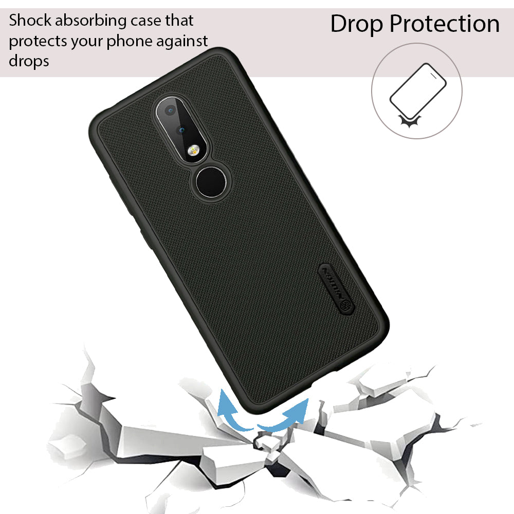 NIUKIN Super Frosted Dotted Case for Nokia 6.1 Plus