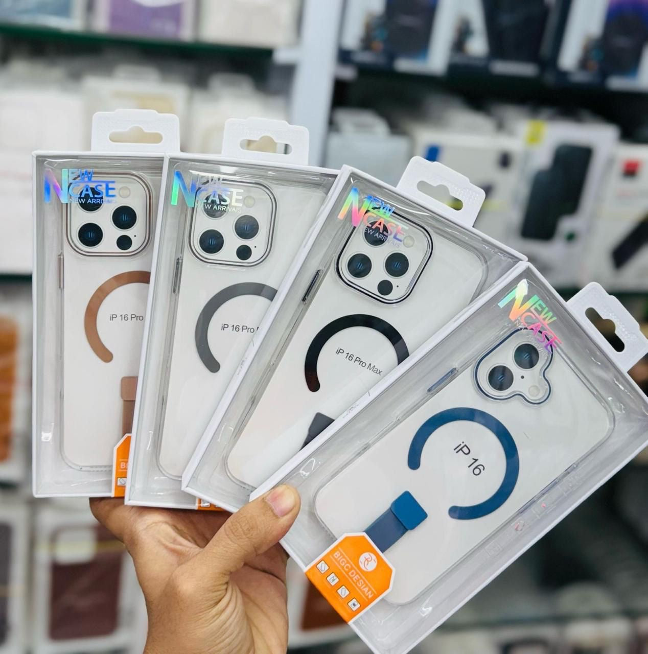 BIGC Anti Yellow Transparent Case with Magsafe for iPhone 16 Pro Max